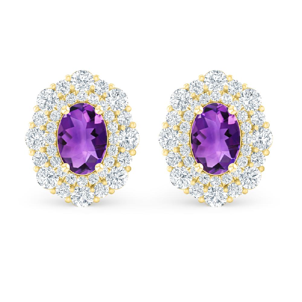 Yellow Gold - Amethyst