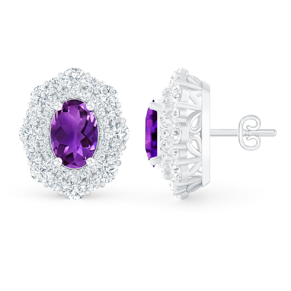 White Gold - Amethyst