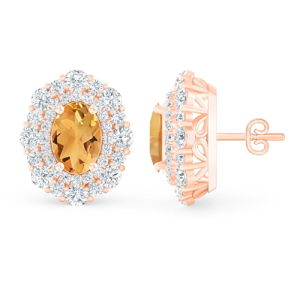 Rose Gold - Citrine