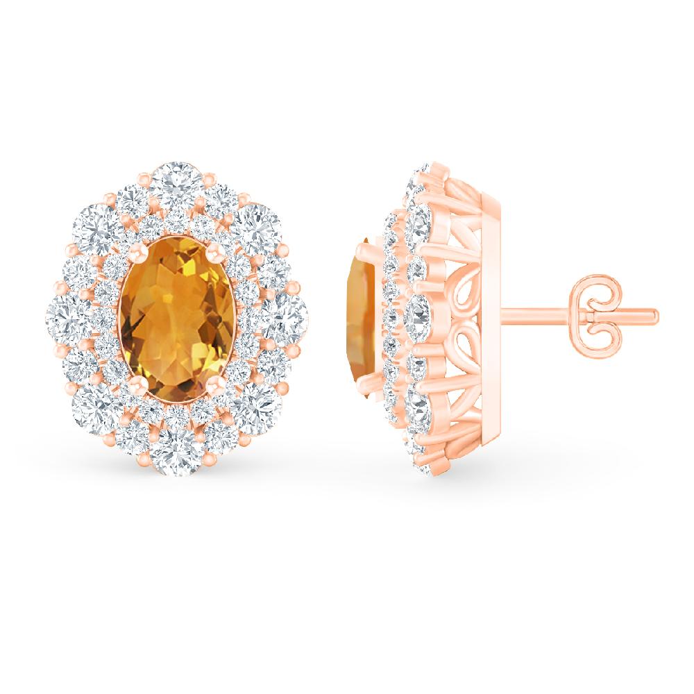 Rose Gold - Citrine