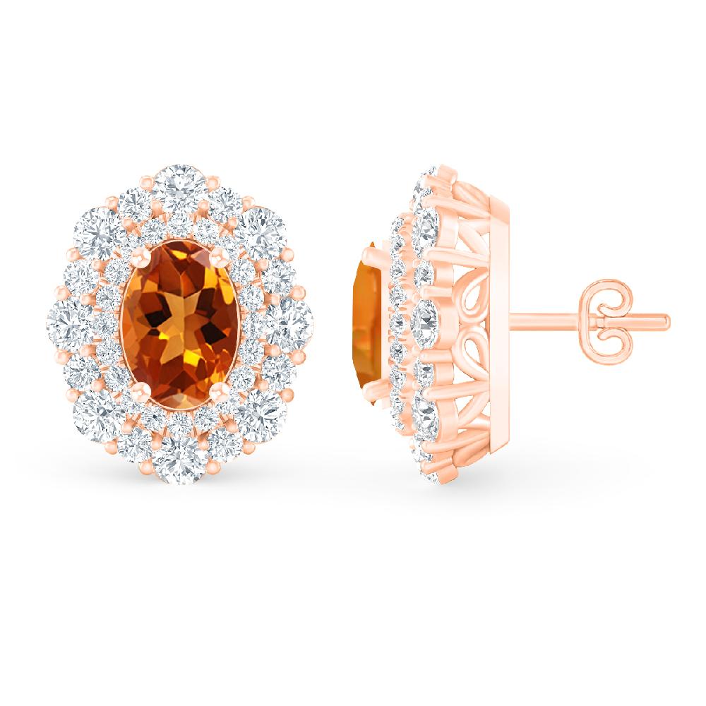 Rose Gold - Citrine