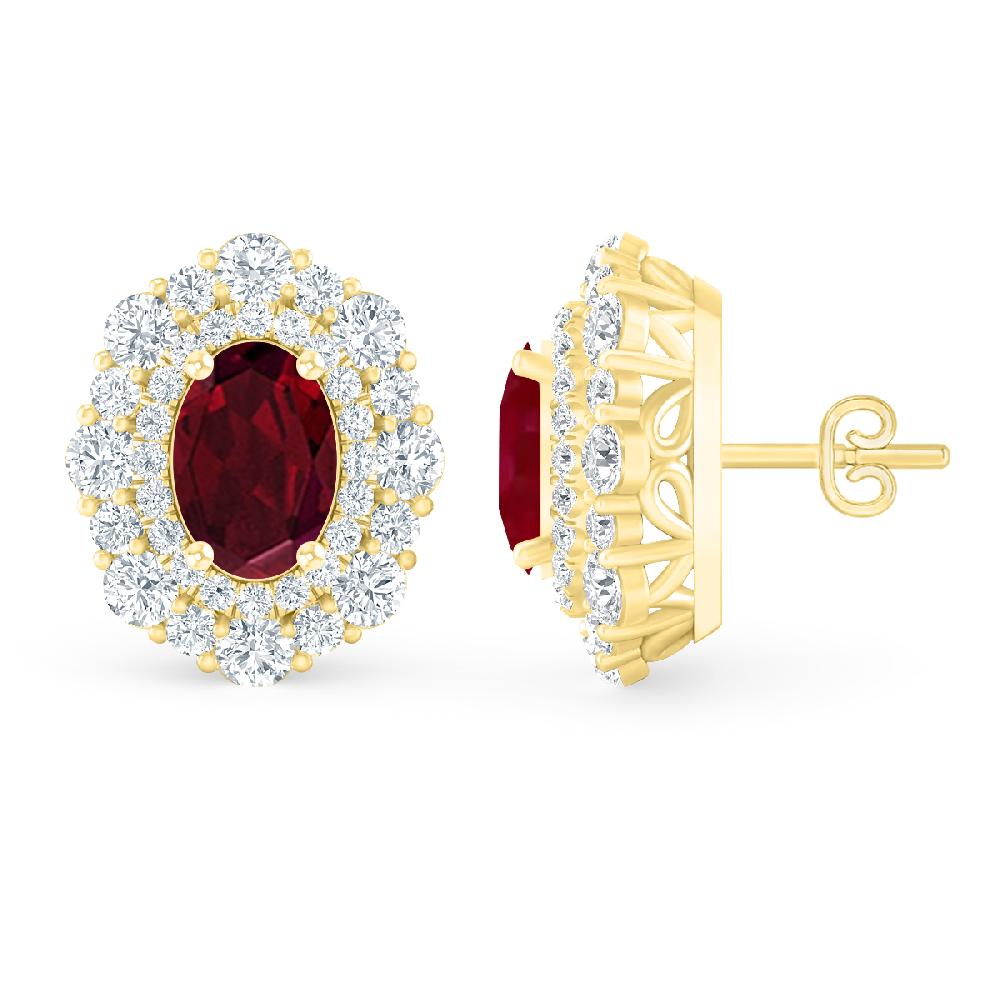 Yellow Gold - Garnet