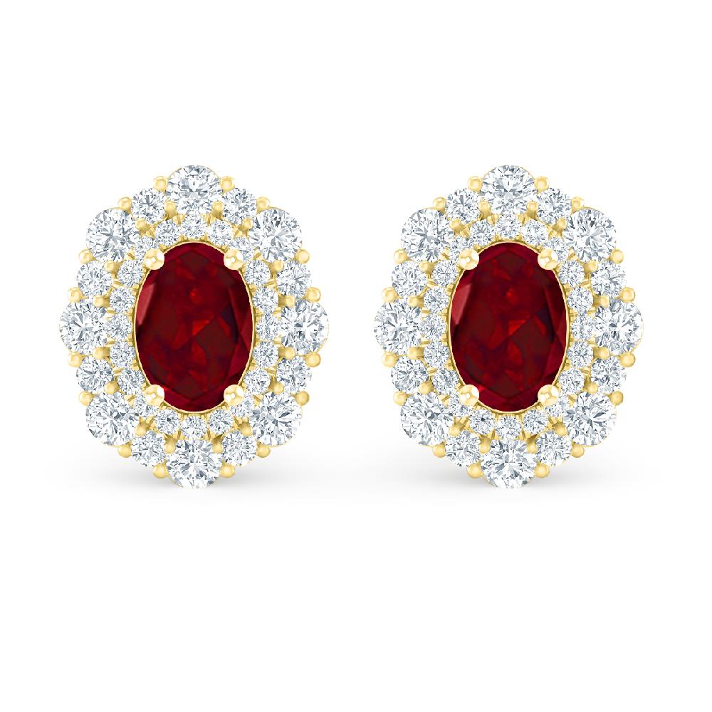 Yellow Gold - Garnet