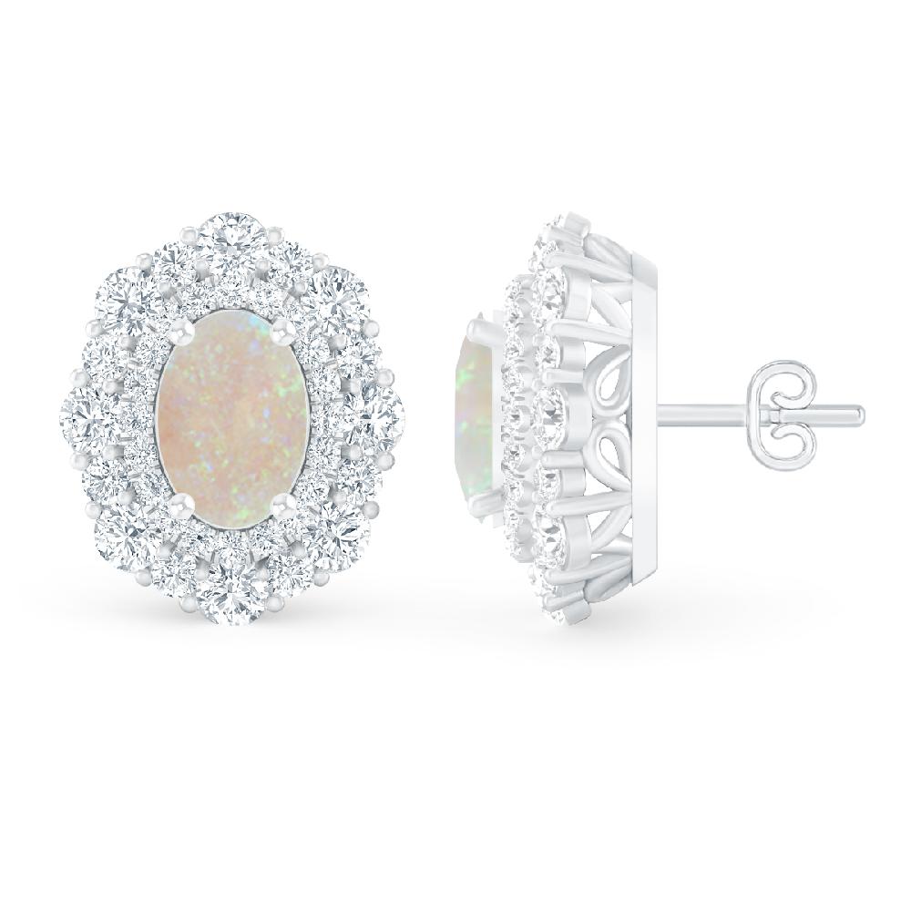 White Gold - Opal