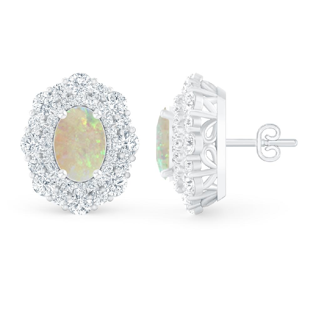 White Gold - Opal