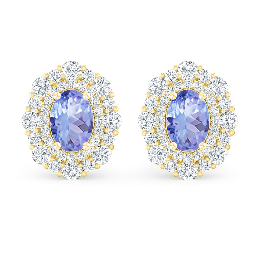 Yellow Gold - Tanzanite