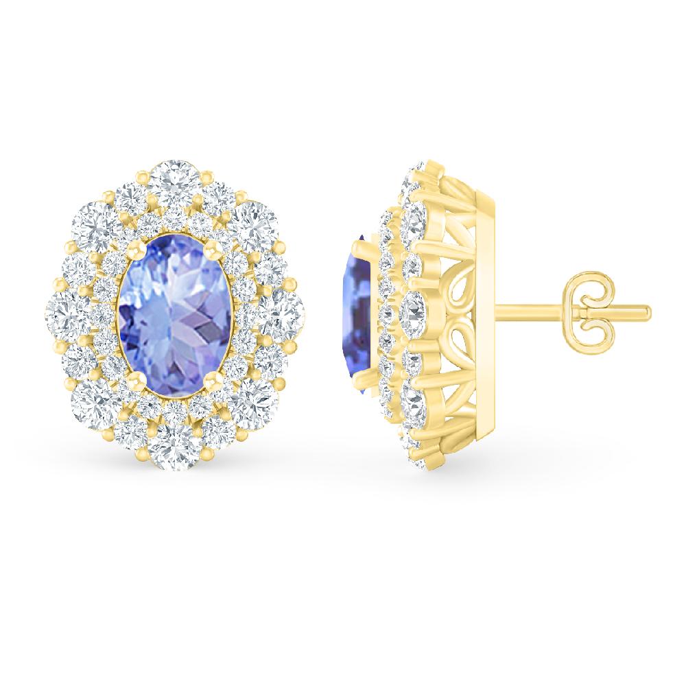 Yellow Gold - Tanzanite