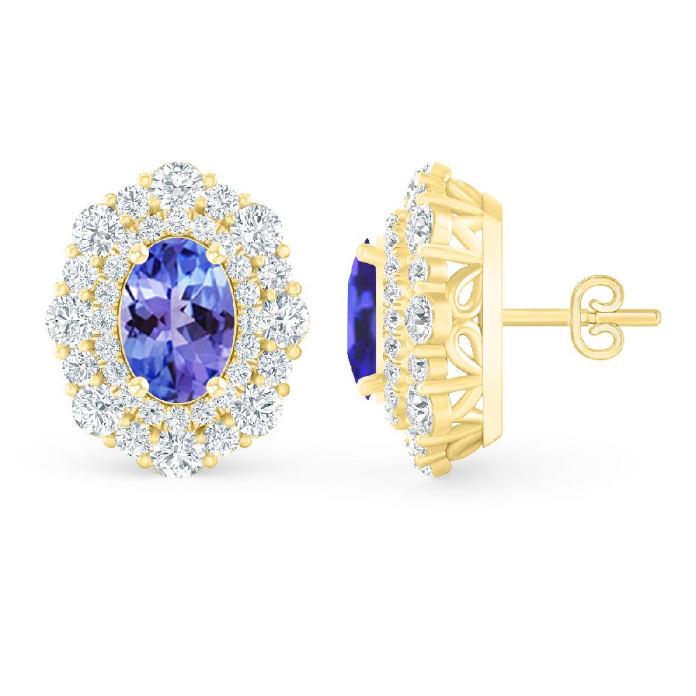 Yellow Gold - Tanzanite