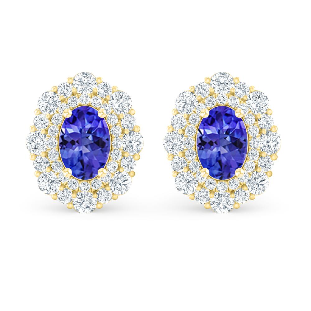 Yellow Gold - Tanzanite