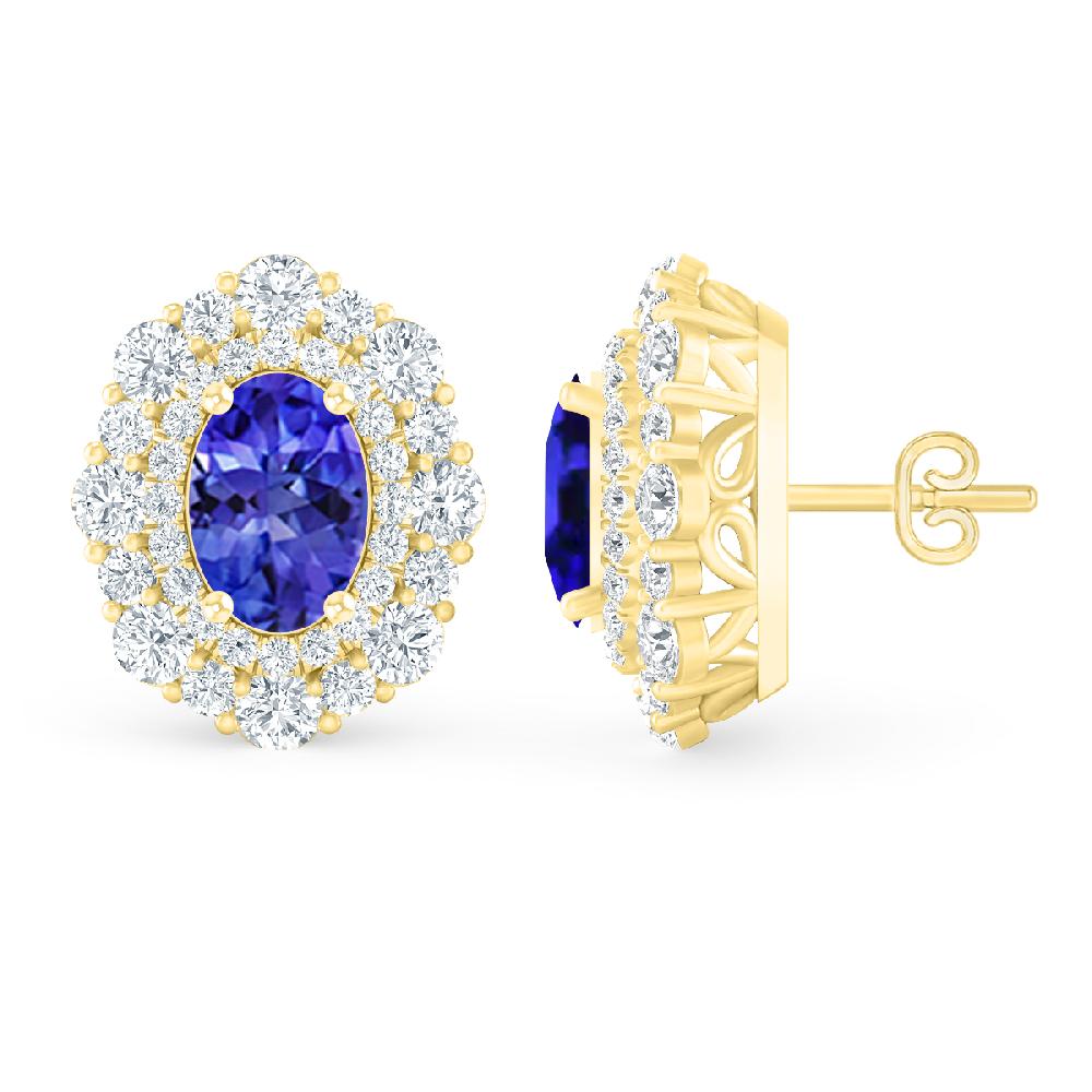 Yellow Gold - Tanzanite