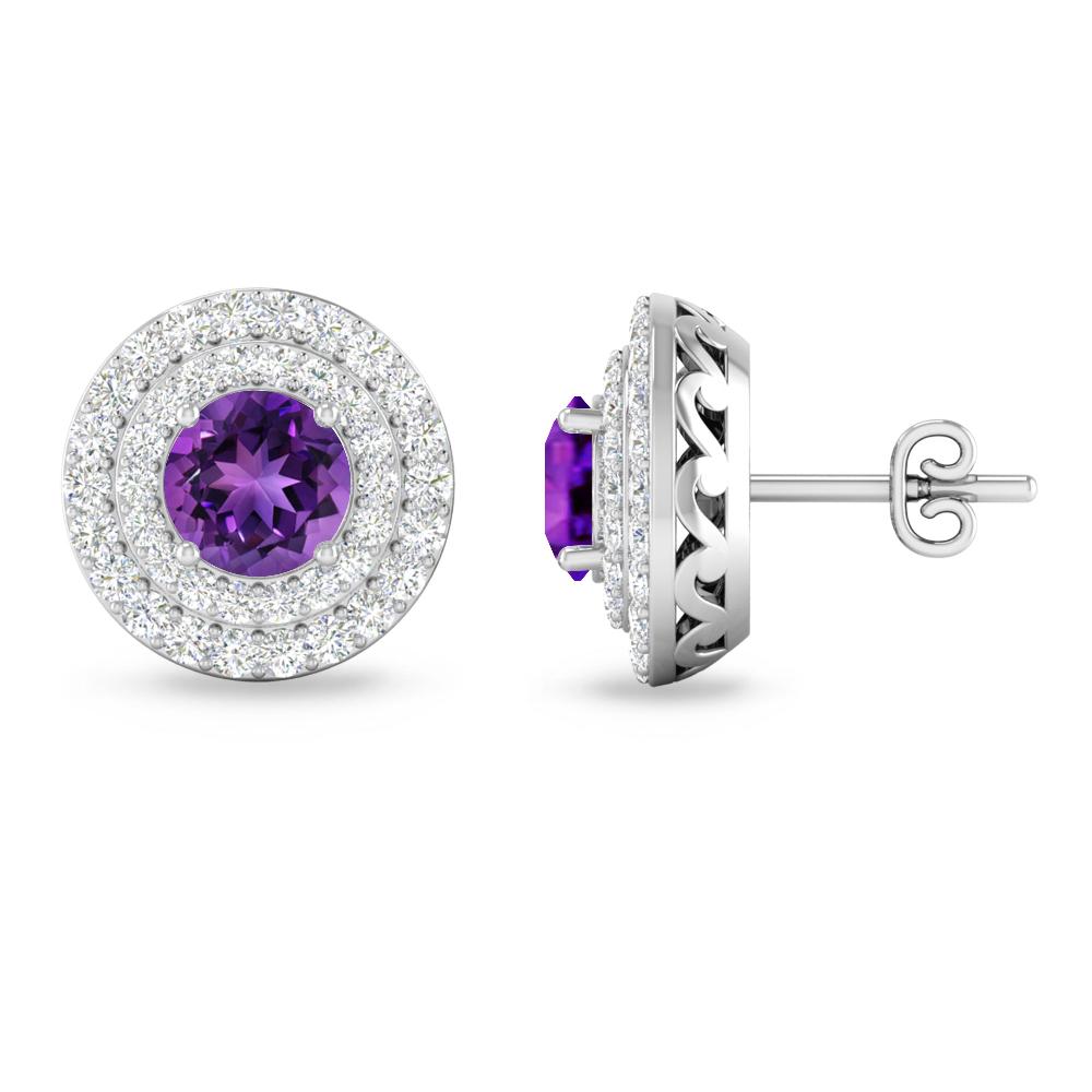 White Gold - Amethyst