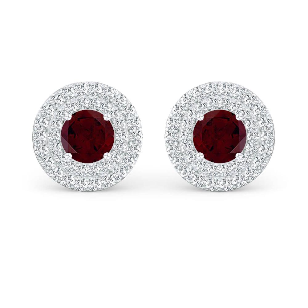 White Gold - Garnet