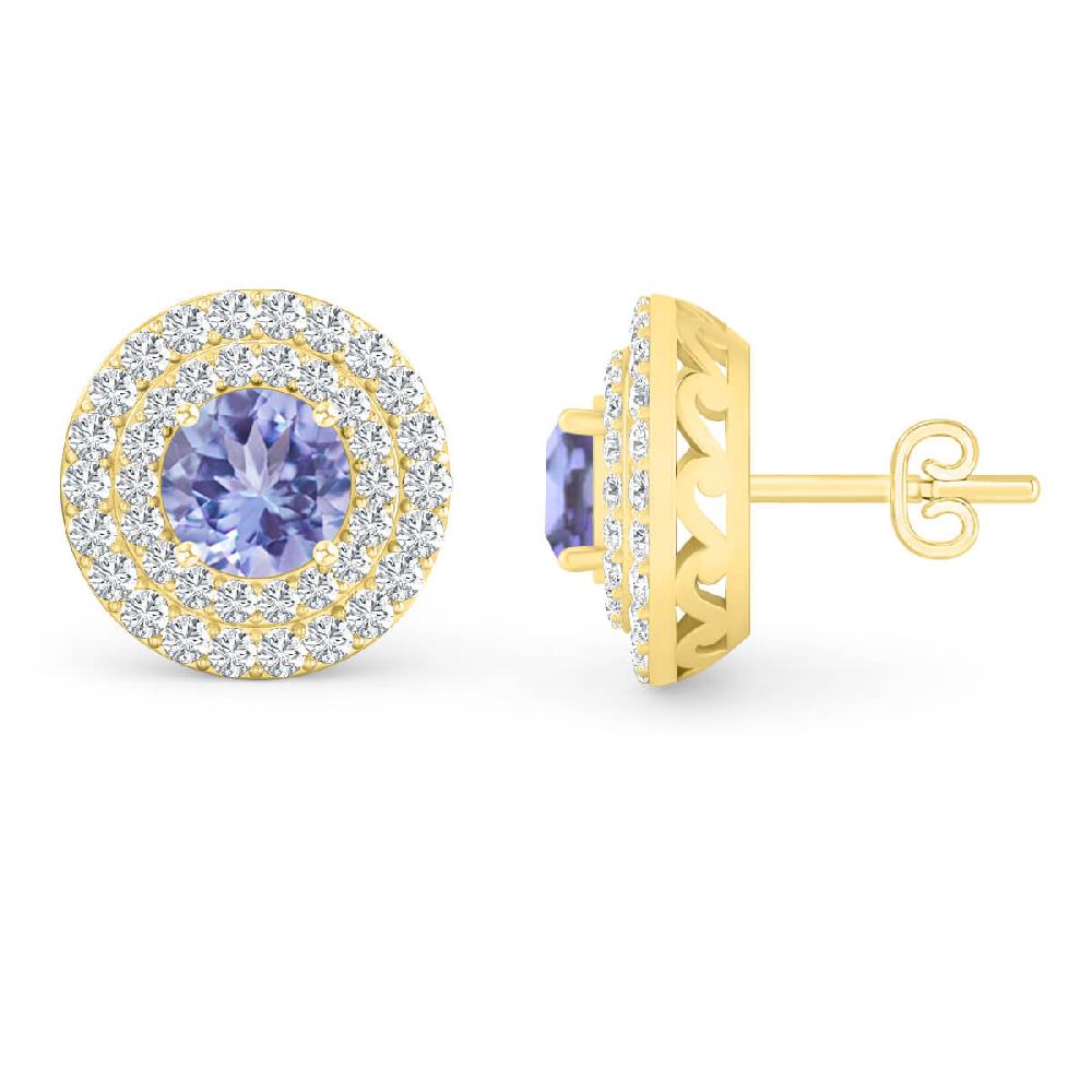 Yellow Gold - Tanzanite