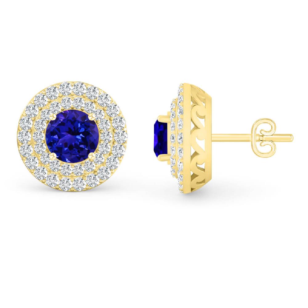 Yellow Gold - Tanzanite