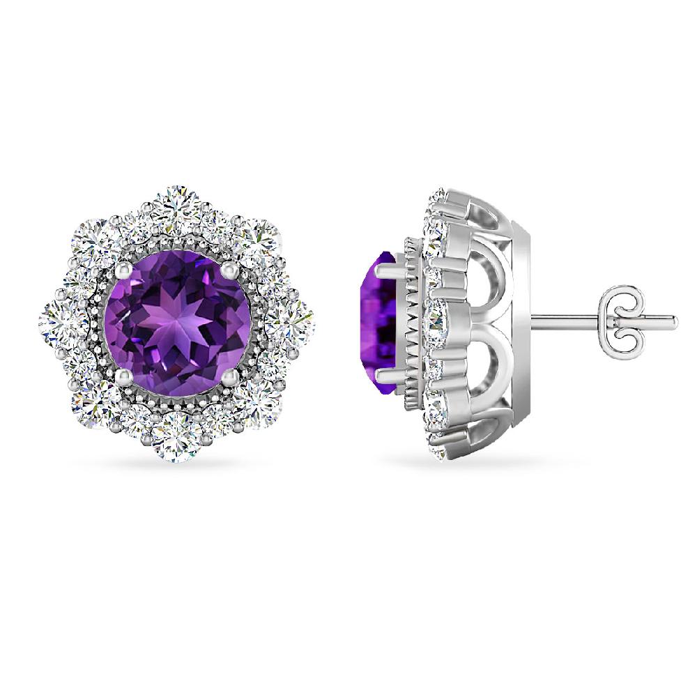 White Gold - Amethyst