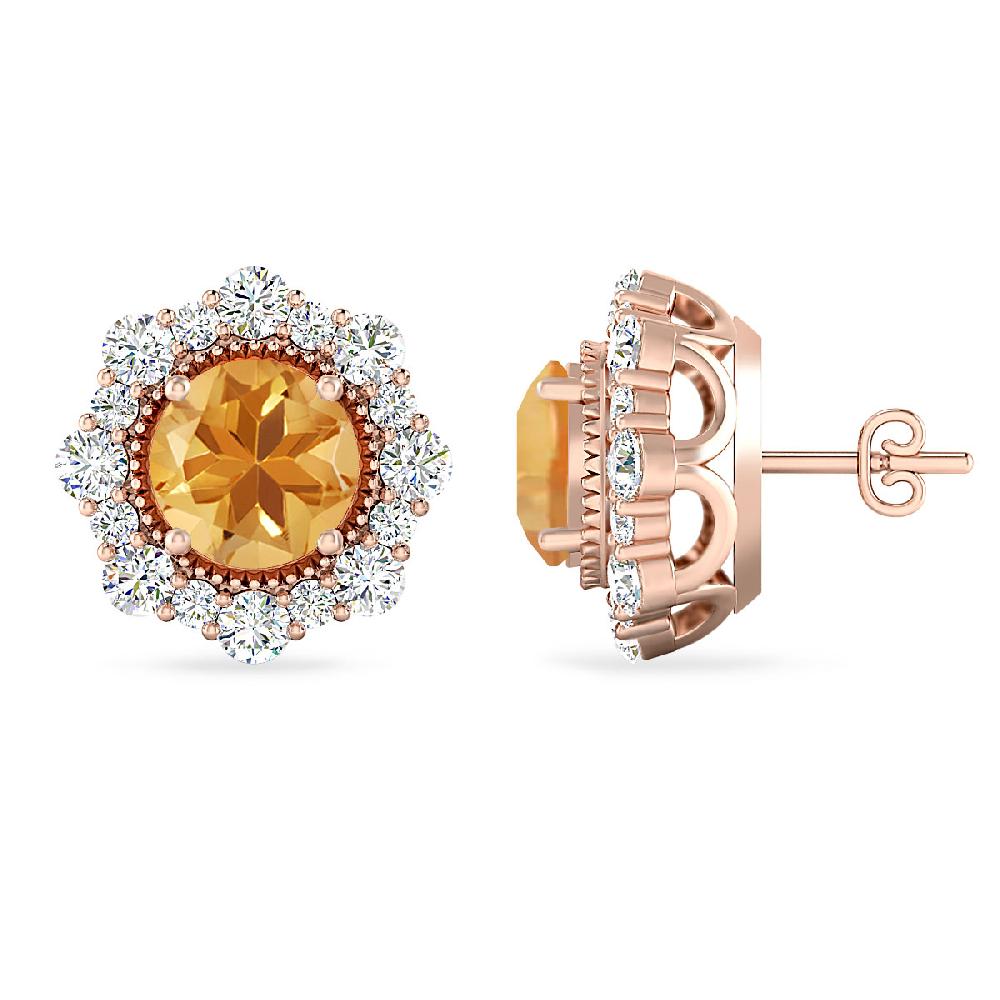 Rose Gold - Citrine