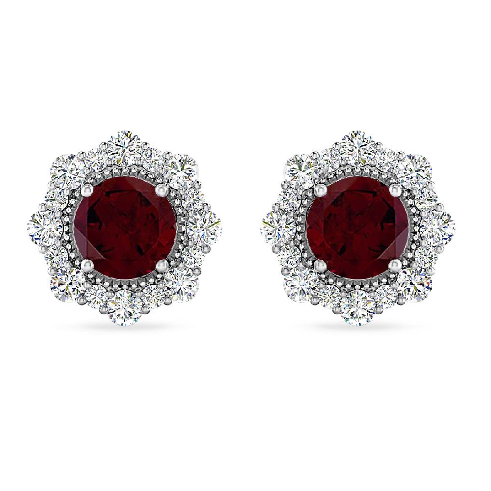 White Gold - Garnet