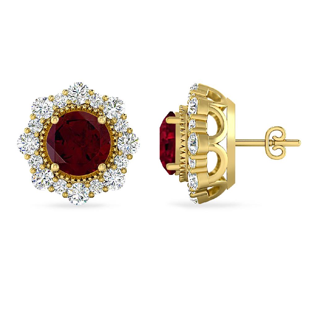 Yellow Gold - Garnet