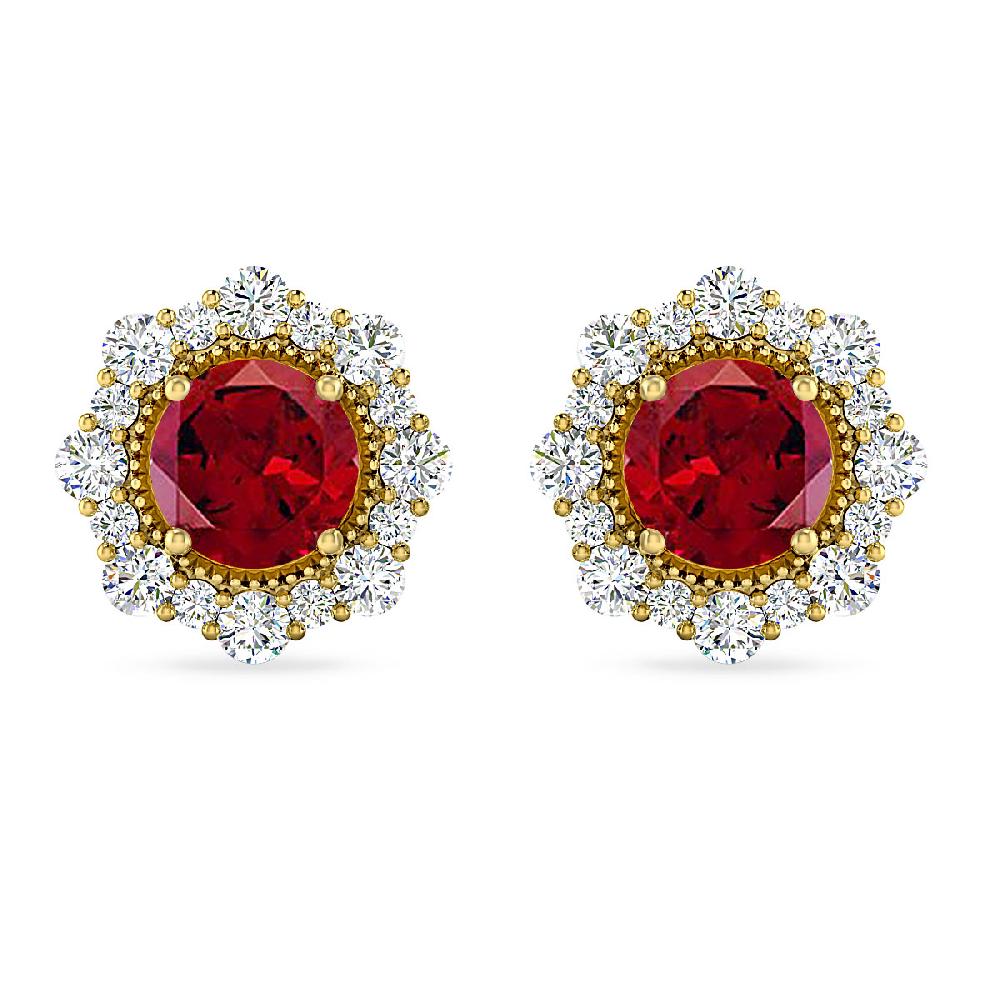 Yellow Gold - Garnet