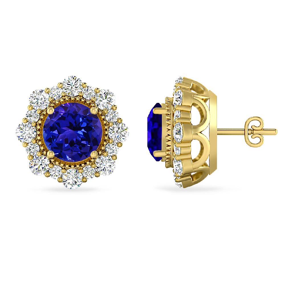 Yellow Gold - Tanzanite