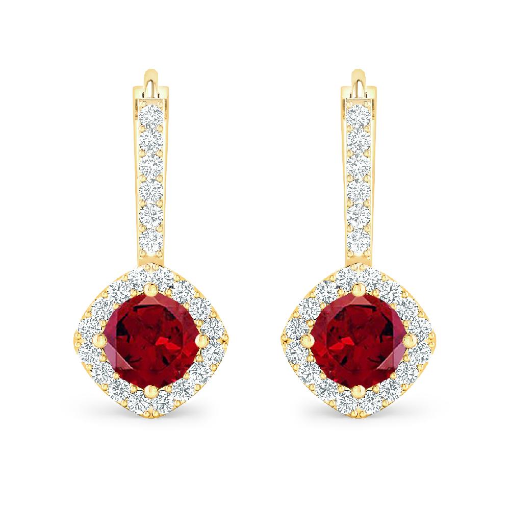 Yellow Gold - Garnet