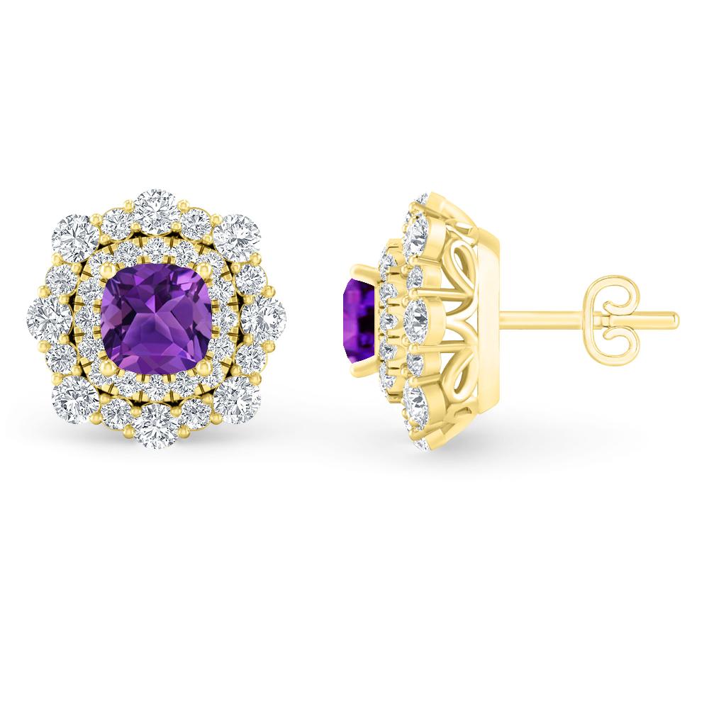 Yellow Gold - Amethyst