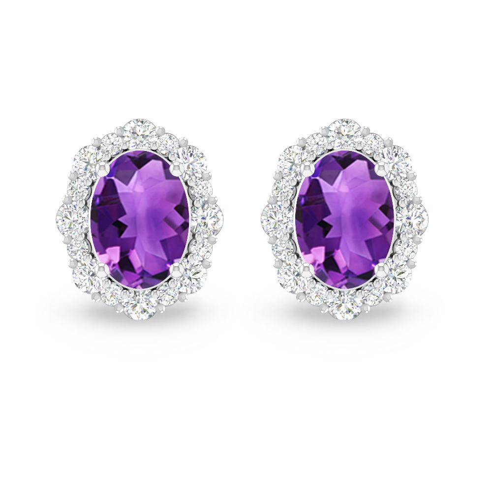 White Gold - Amethyst