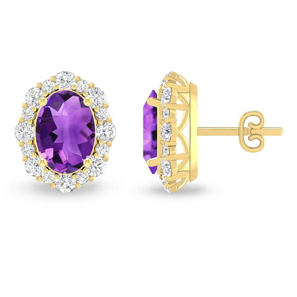 Yellow Gold - Amethyst