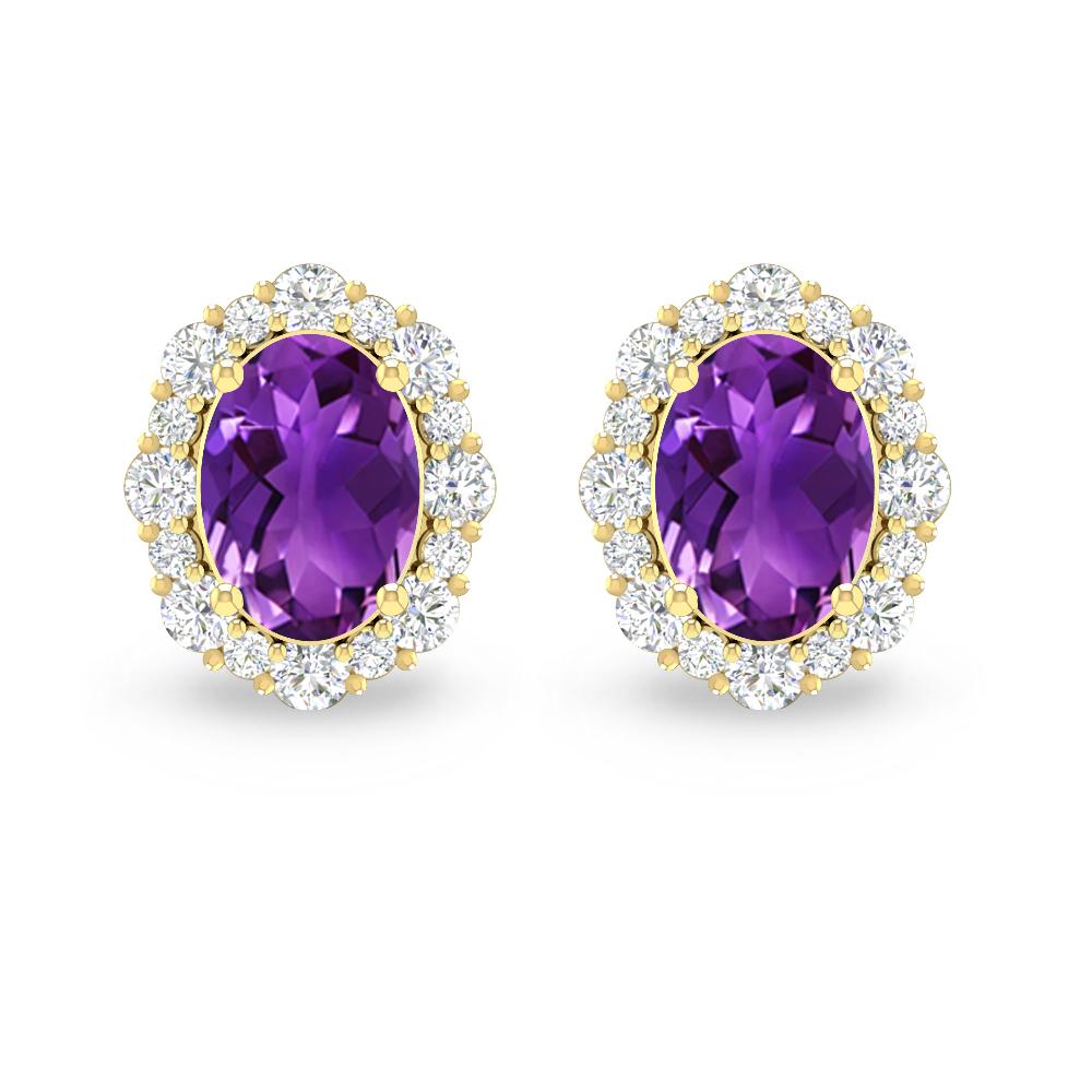 Yellow Gold - Amethyst