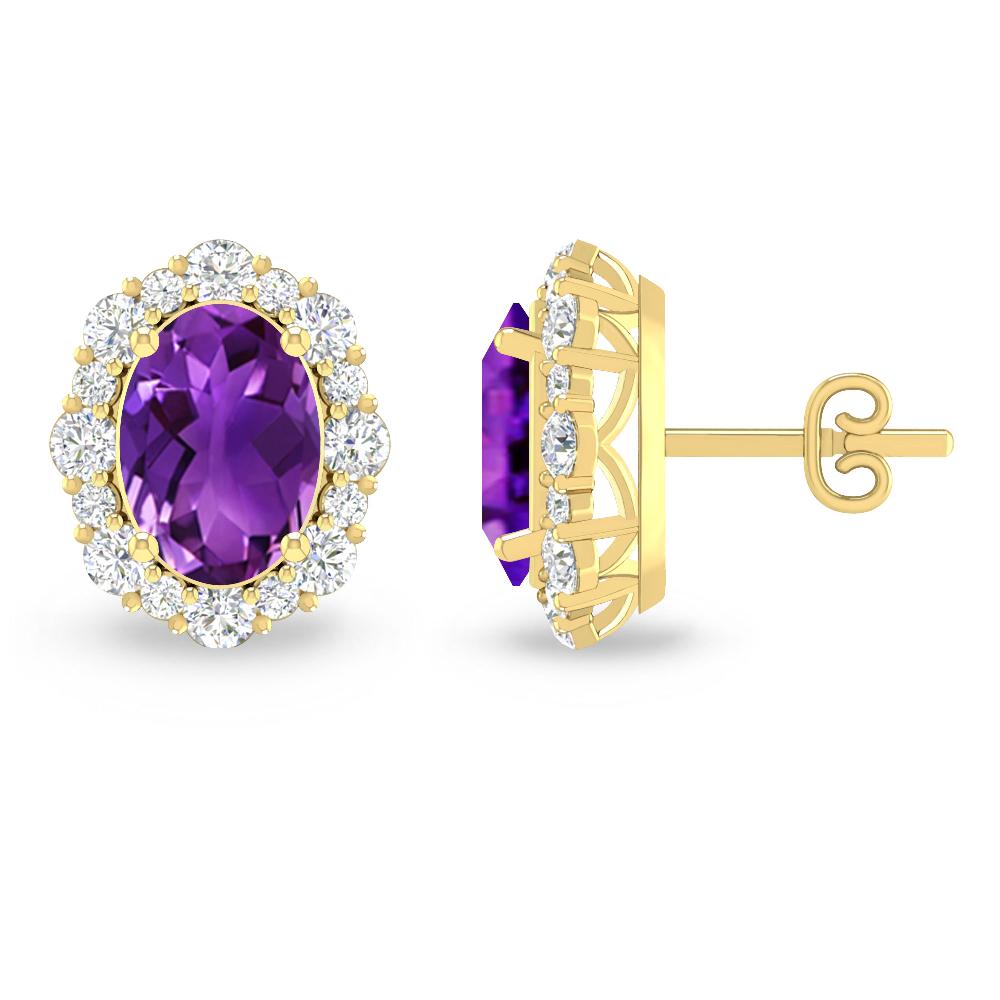 Yellow Gold - Amethyst