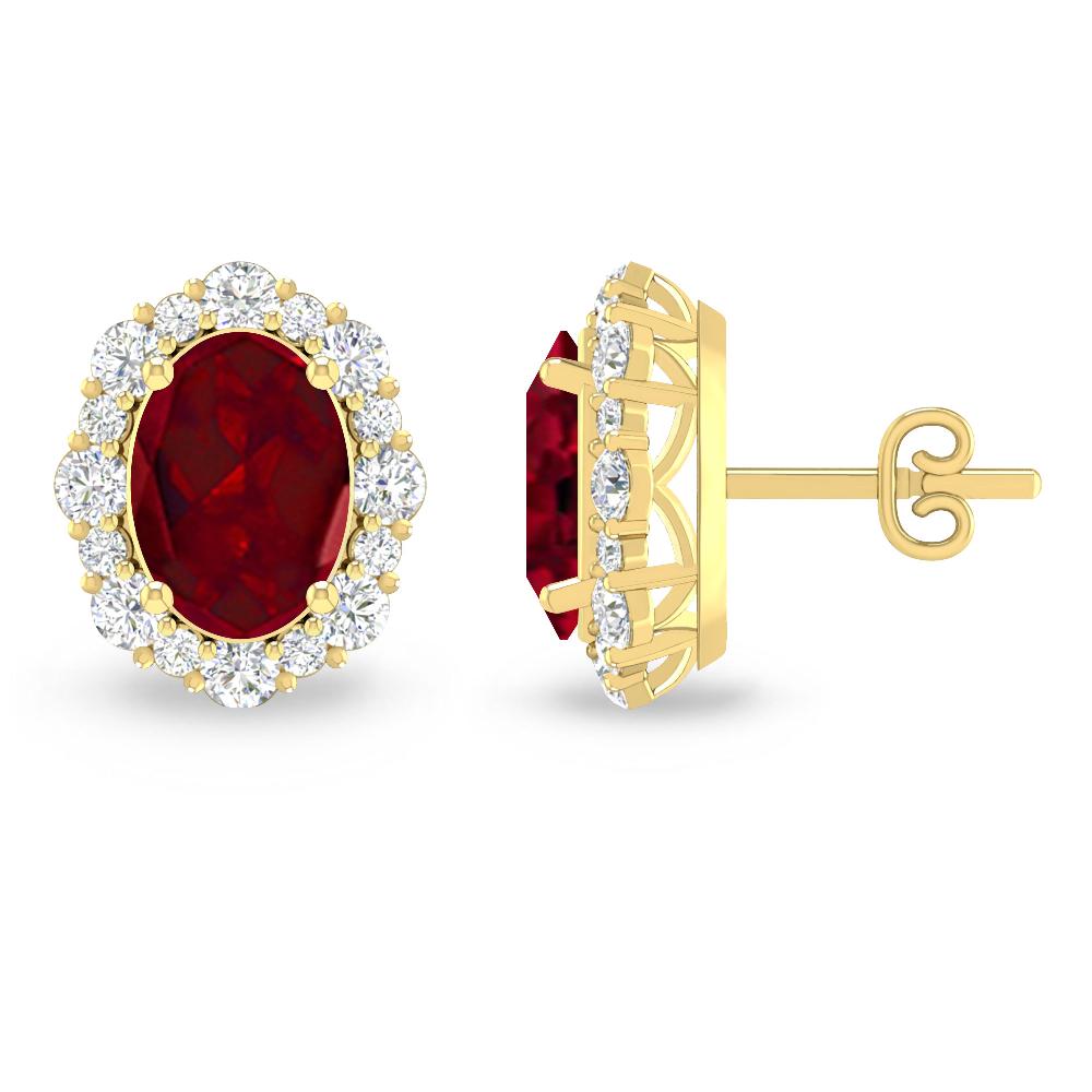 Yellow Gold - Garnet