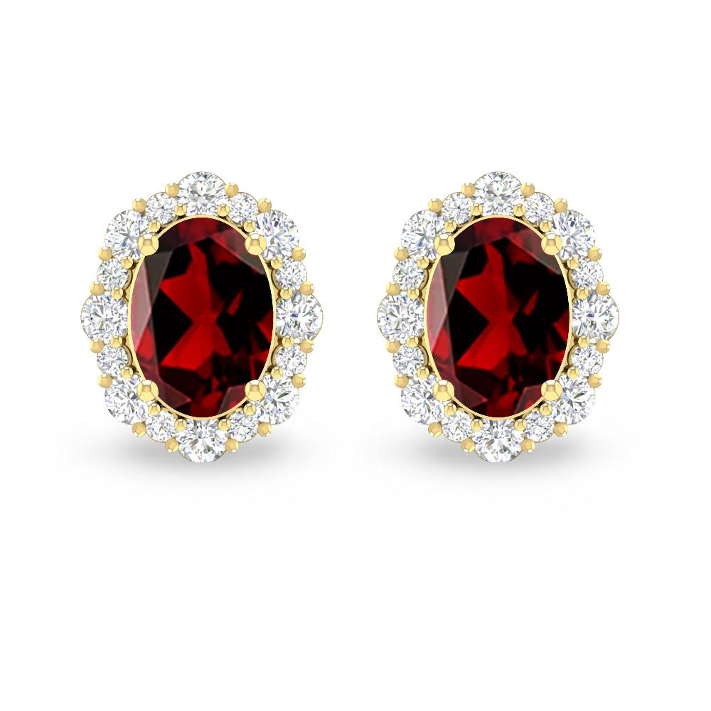 Yellow Gold - Garnet