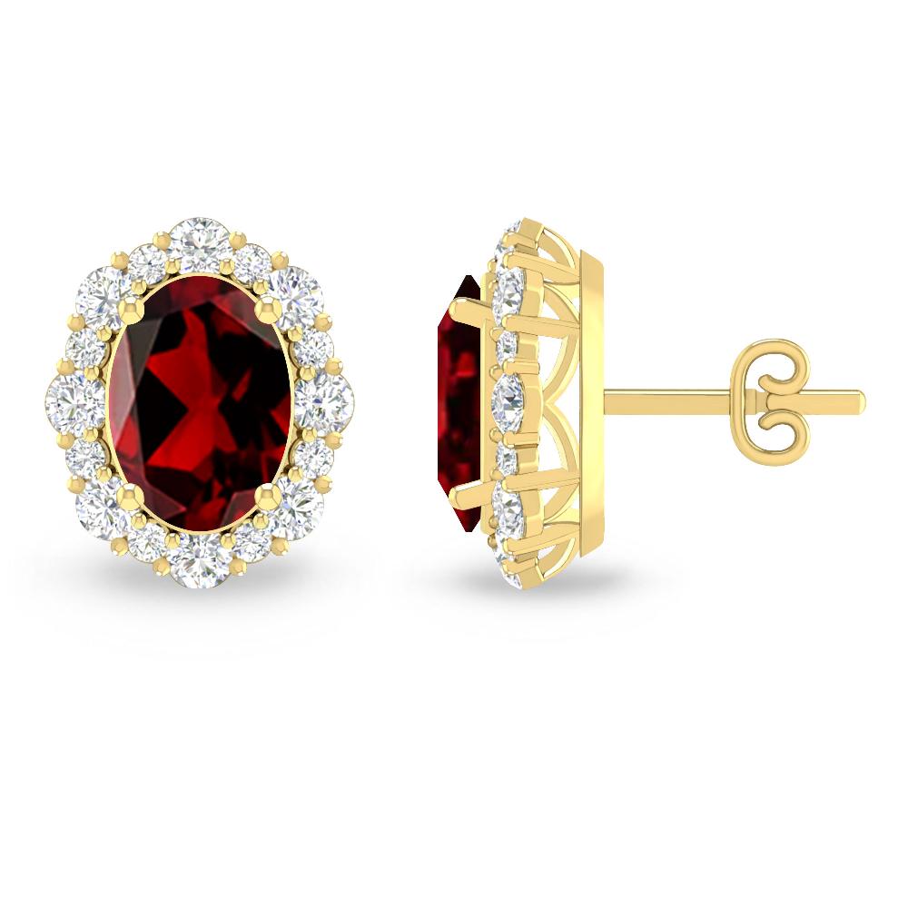 Yellow Gold - Garnet