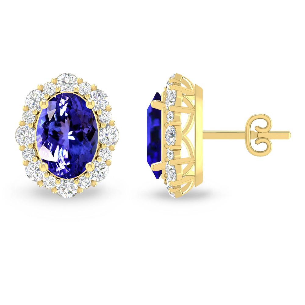 Yellow Gold - Tanzanite