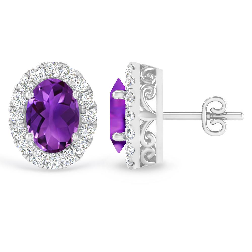 White Gold - Amethyst