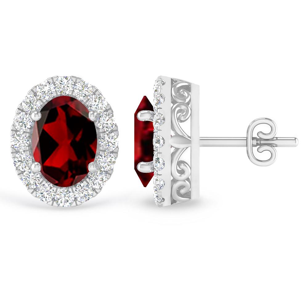 White Gold - Garnet