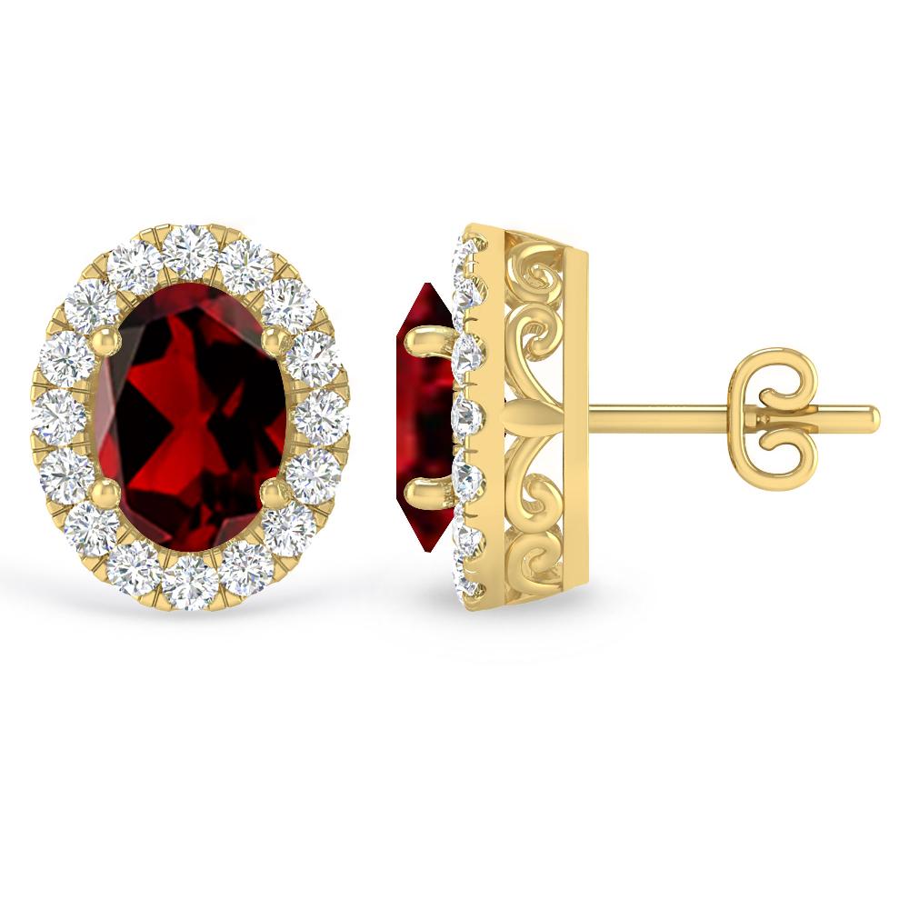 Yellow Gold - Garnet