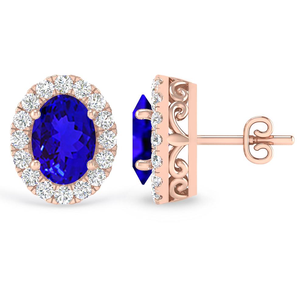 Rose Gold - Tanzanite