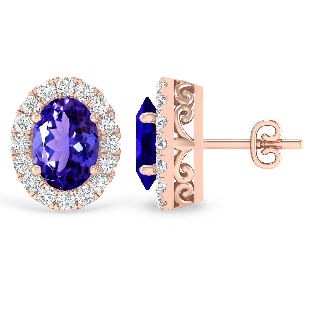 Rose Gold - Tanzanite