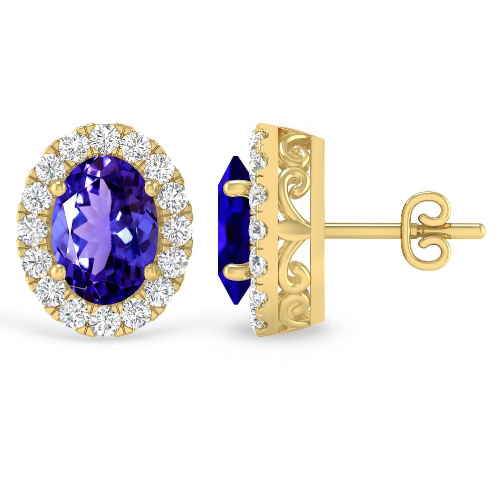 Yellow Gold - Tanzanite