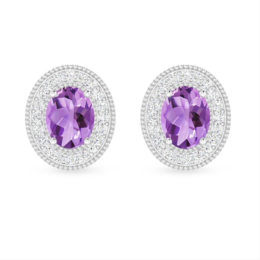 White Gold - Amethyst