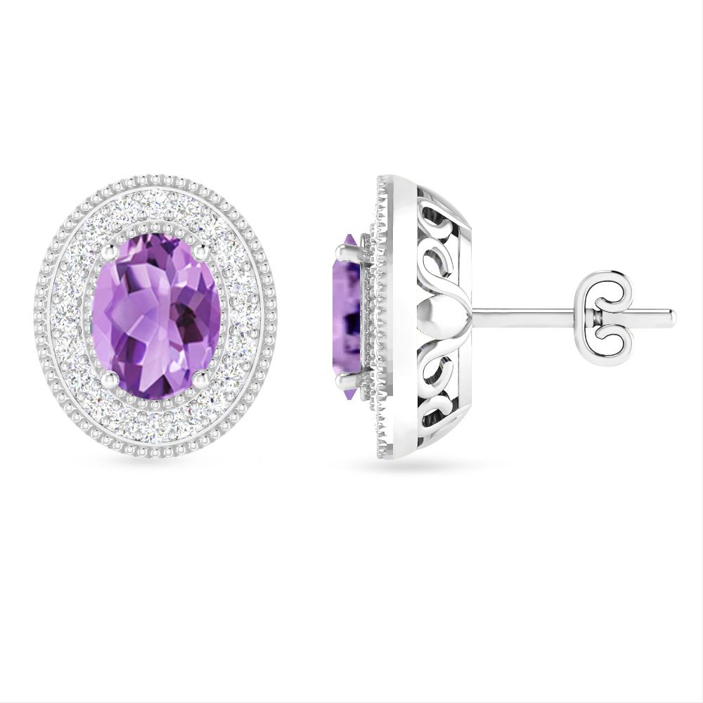 White Gold - Amethyst