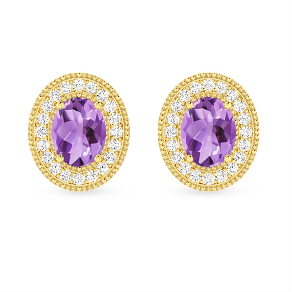 Yellow Gold - Amethyst