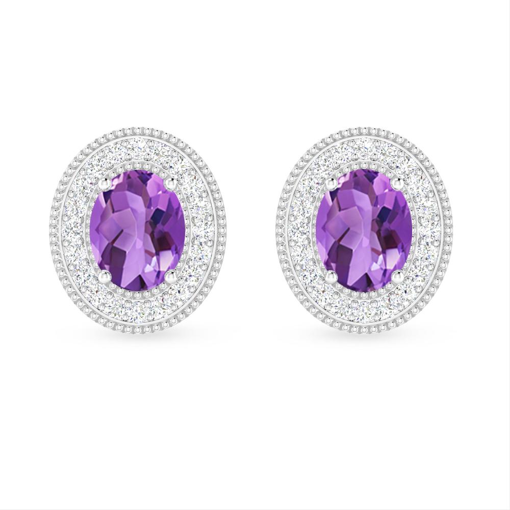 White Gold - Amethyst