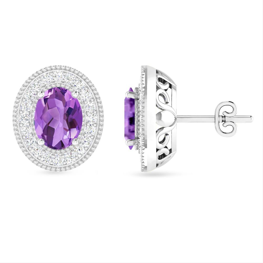 White Gold - Amethyst