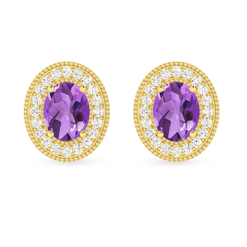 Yellow Gold - Amethyst