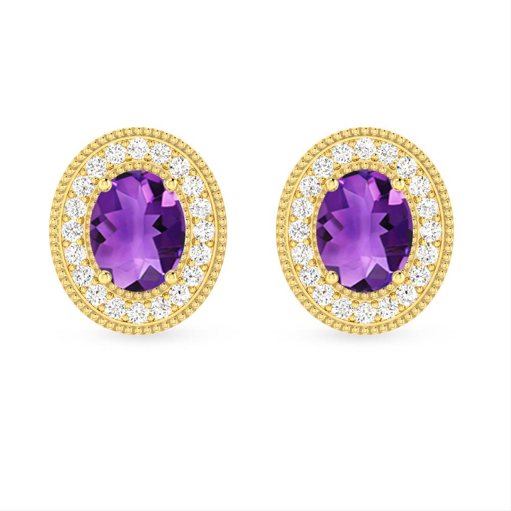 Yellow Gold - Amethyst