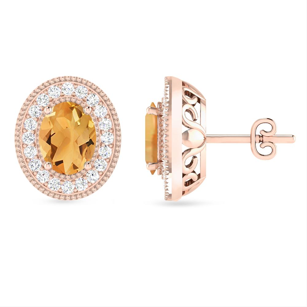 Rose Gold - Citrine