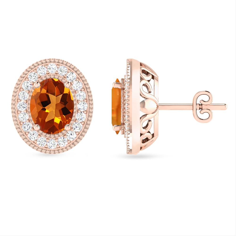 Rose Gold - Citrine