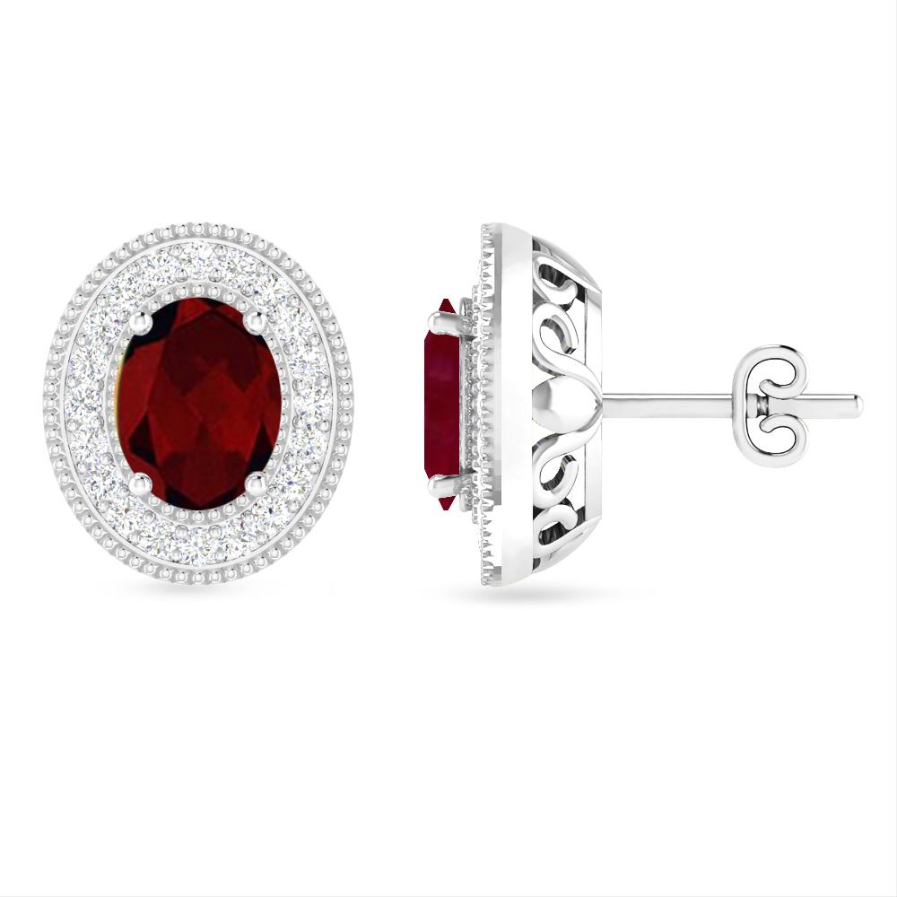 White Gold - Garnet